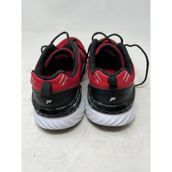 Fila Trazoros 2 Energized Red Black Lace Athletic Shoes - Picture 6 of 8